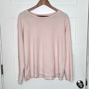 GAP Women’s Soft Terry Blush Long Sleeve Tee Size Medium